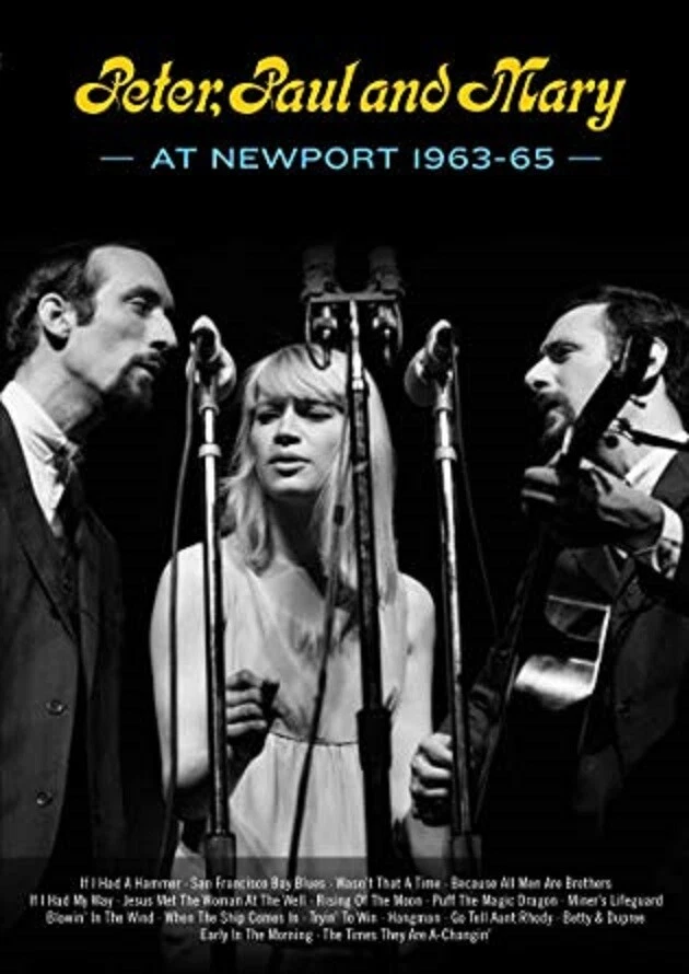 PETER PAUL & MARY New Sealed Ltd 2024 LIVE NEWPORT FEST 1963 & 65 CONCERT DVD - Image 1 of 1