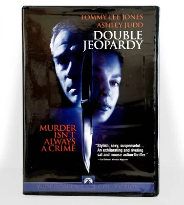 Double Jeopardy (DVD, 1999, Widescreen) Brand New !    Tommy Lee Jones Foto 1 de 3