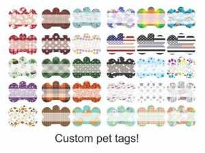 HAUSTIERAUSWEISMARKE personalisiert individuell beliebiger Name Erkennungsmarke 2-seitig bedruckt - Bild 1 von 22