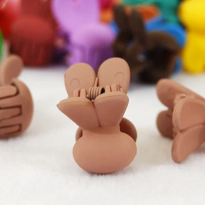 Pinzas para el pelo oreja de conejo bebé niño Foto 1 de 2