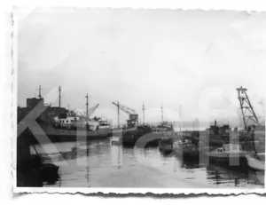 2x altes Foto Hafen Kiel 1959, 6x9cm - Bild 1 von 2