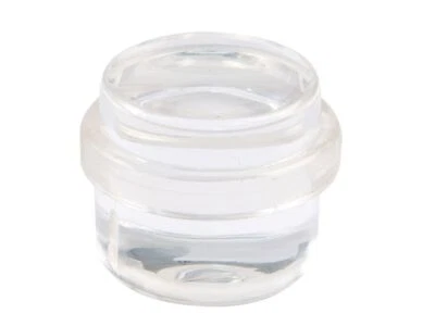Bodentürstopper 33mm transparent selbstklebender Kunststofftürstopper Türstopper - Bild 1 von 2