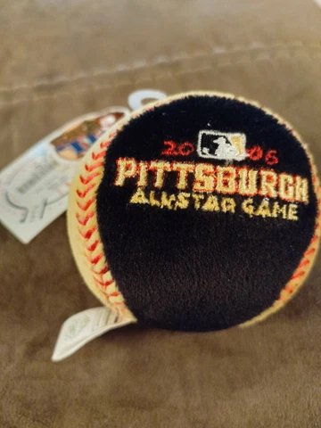 MLB All Star Game Souvenir Baseball Pittsburgh Black Football Plush 2006 Cover