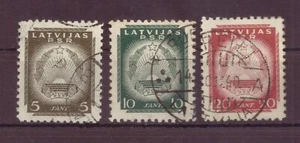 Latvia, Coat of Arms, Under WWII Russian Occupation, Used, 1940, OLD - Picture 1 of 1