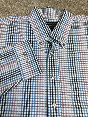Cutter & Buck Signature Collection Mens 2XT Colorful Plaid Button Down LS Shirt - Image 1 of 4