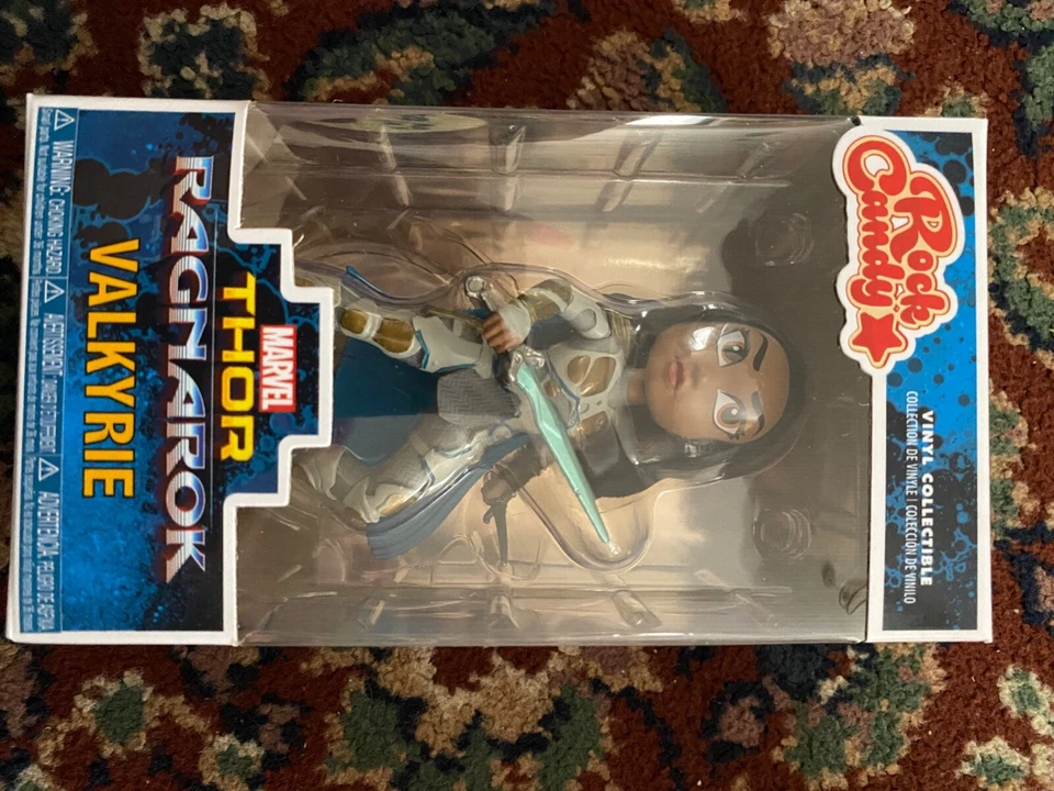 Figura de vinilo Marvel Thor Ragnarok Rock Candy Valkyrie de Funko Foto 1 de 1
