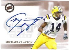 2004 Press Pass - Autographs Bronze - #NNO - Michael Clayton (LSU Tigers)
