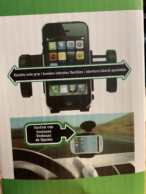 Soporte universal para automóvil para parabrisas tablero de instrumentos montaje succión para teléfono celular GPS PDA Foto 1 de 4