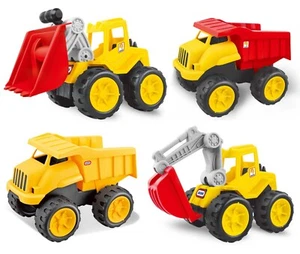 Camión volquete excavadora vehículos grandes juguete de arena para niños niñas - Imagen 1 de 5