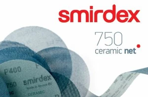 10x Smirdex Net 750 Keramik Schleifscheibe mit Netzunterlage 150 mm K60 - 600 - Bild 1 von 5