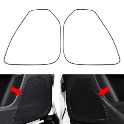 Black Inner Door Speaker Frame Cover Trim For Jeep Cherokee 2014-2020 - Image 1 of 4