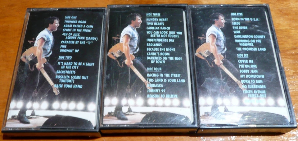 Bruce Springsteen & The Street Band Live 1975-85 - Three Tapes - Cassette Tape - Image 1 of 1