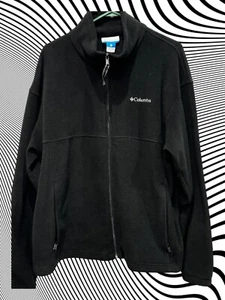 Columbia Sportswear Co. Black XL Long Sleeve Full Zip 2 Pockets & Drawstring - Picture 1 of 4