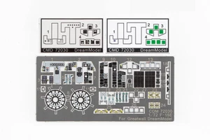 Dream DE-72030 1/72 F-15E Cockpit Color Photo Etches for Great Wall Hobby - Picture 1 of 1