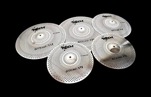 RECH STEALTH 5 PC CYMBAL SET PACK + CYMBAL BAG LOW VOLUME CYMBALS CYMBAL PACK - Picture 1 of 10