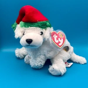 TY Beanie Baby - TINSEL the Dog (BBOM December 2003) (6.5 inch) - Picture 1 of 1