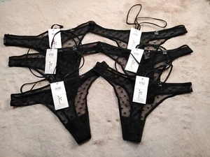 6er / 5er Set Damen Tanga String  Spitze Slip Frauen sexy Unterhose Unterwäsche - Bild 1 von 10