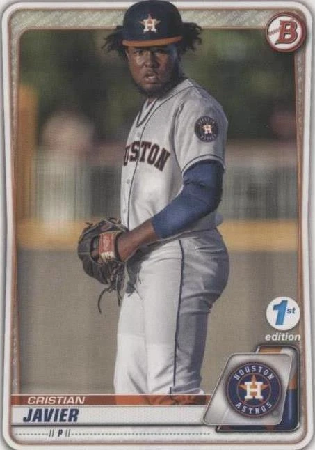 2020 Bowman 1st Edition - Cristian Javier #BFE-56