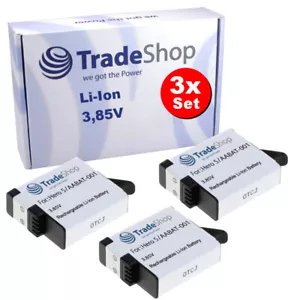 3x wysokowydajny akumulator litowo-jonowy 1250mAh do GoPro Hero 8, HERO8 Black - AABAT-001 - Zdjęcie 1 z 3
