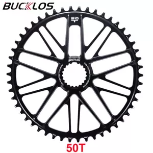 Plato de bicicleta de grava de carretera BUCKLOS estrecho ancho 50T anillo de cadena ajuste cadena Shimano - Imagen 1 de 10
