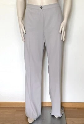MARINA RINALDI, Pantalones 100% Lana, Talla Grande 27 MR, 18W US, 48 DE, 56 IT Foto 1 de 4