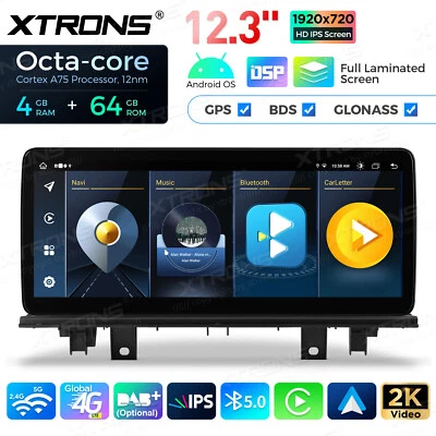 Android 14 8-Core CarPlay Car GPS Stereo Navi 4G WiFi For BMW X1 F48 NBT 2016-17 - Imagem 1 de 4