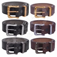 Brown 30/'/' to 64/'/' 100/% GENUINE Black MEN/'S LEATHER BELT Double Hole