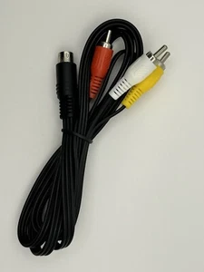 Composite AV Audio Video Cable for Sega Genesis Model 2/3 - New - US SELLER ! - Picture 1 of 2