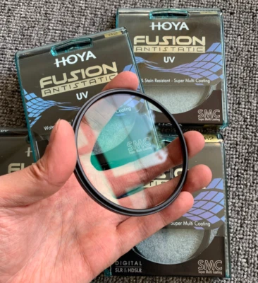 Hoya FUSION ANTISTATIC 49~82mm UV (O) Slim Filter- 18-layer (SHMC) Multi-Coating - Image 1 of 4