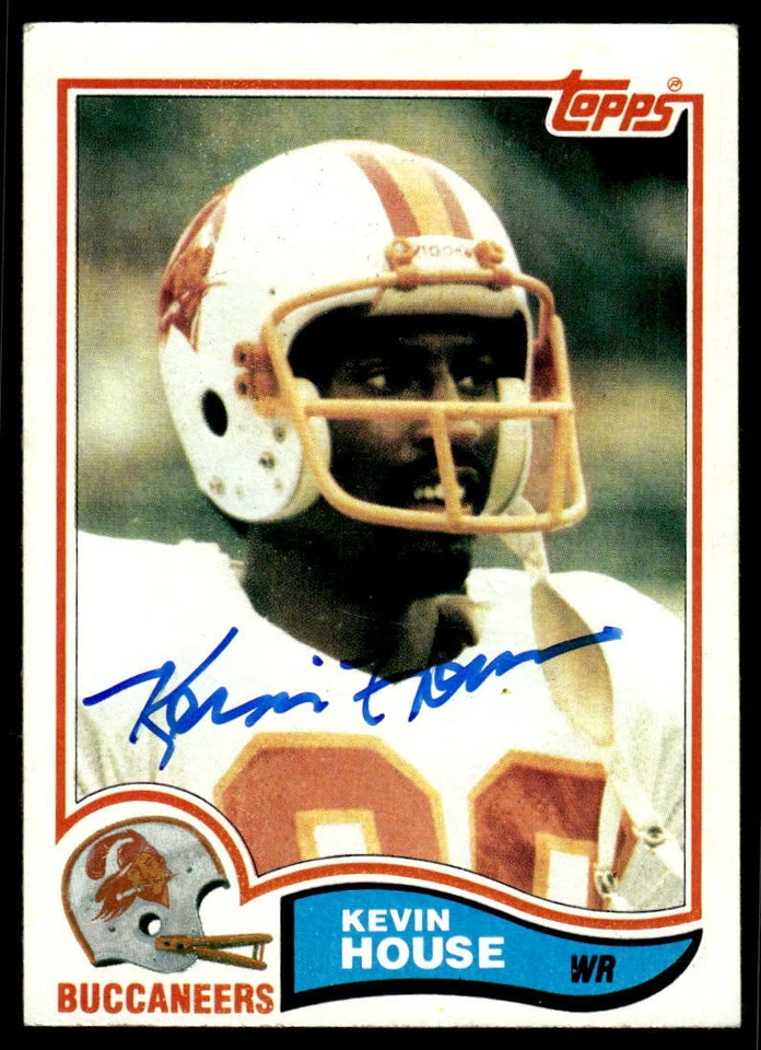 Kevin House Signed TAMPA BAY BUCCANEERS Card    1982 Topps - Image 1 of 1