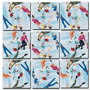 USA Olympic Figure Skating B. Dazzle Scramble Squares 9 Piece Puzzle - Picture 1 of 1