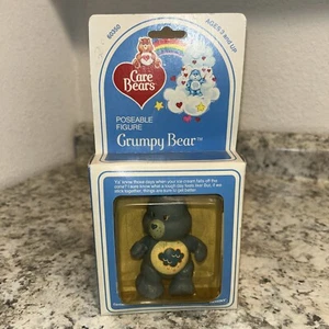 Vintage Care Bears Grumpy Bear Poseable PVC Figur Toy Kenner Sealed 80’s A4 - Bild 1 von 8