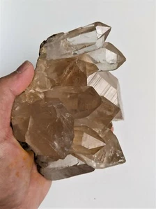 Smokey Cathedral Himalayan Quartz Crystal Natural Q142 - Picture 1 of 5