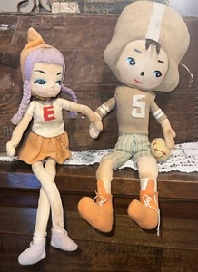 Muñecas animadoras de jugador de fútbol americano MCM JAPÓN Bowl Kitschy Feria de vacaciones Hedaya de colección - Imagen 1 de 11