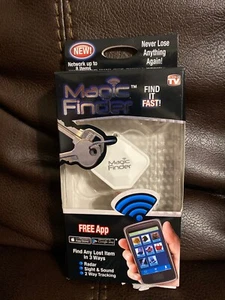 Magic Finder Bluetooth Key Finder w/Phone App NIB Radar 2 Way Tracking - Picture 1 of 4