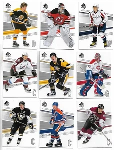 2014-15 SP AUTHENTIC base set 1-150 GRETZKY, ROY, CROSBY, OVECHKIN, LEMIEUX, ORR - Picture 1 of 2