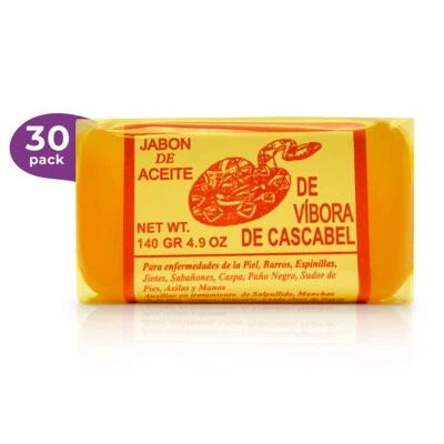 30 PACK - Vibora de Cascabel Oil Soap Bars Skin Care Pimples & Acne 🐍✅ - Image 1 of 2
