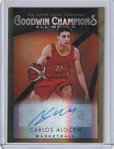 2021 Upper Deck Goodwin Champions #GB-9 Carlos Alocen AUTO - Picture 1 of 2