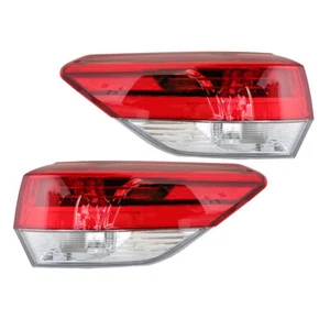 Silscvtt Outer Tail Light For 2017-2019 Toyota Highlander Lamp Driver&Passenger - Picture 1 of 15
