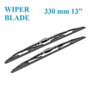 COPPIA SPAZZOLE TERGICRISTALLI 330 MM 13" APE POKER MP501 601 UNIVERSALI x 2 SET - Foto 1 di 4