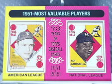 Yogi Berra, Roy Campanella 2024 Topps Heritage 1951 MOST VALUABLE PLAYERS #189