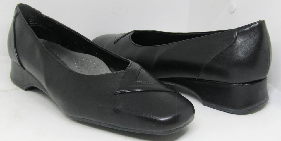 Zapatos sin cordones Ashley Taylor negros para mujer, talla 8 W. Foto 1 de 4