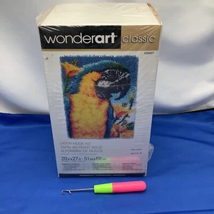 Kit de gancho de cierre WonderArt, 20x27 pulgadas guacamayo loro 426407 sellado + gancho - Imagen 1 de 4