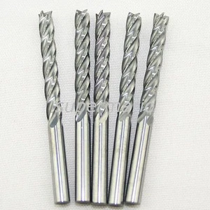 10x 1/8'' 3.175mm HQ Carbide CNC Four 4 Flute Spiral Bit End Mill Cutter CEL 28 - Picture 1 of 1