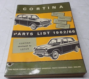 1962-1966 CORTINA VINTAGE PARTS CATALOG - Bild 1 von 3