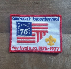 Patch bicentenario americano Festival USA Festival 1975 - 1977 - Foto 1 di 2