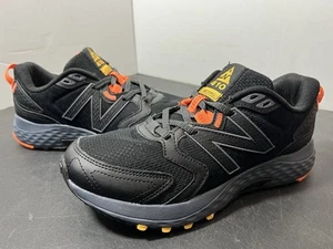 New Balance 410 Black Low Trail Men's Size 7.5 D Running Sneakers Shoes MT410CK7 - Picture 1 of 8