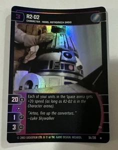 STAR WARS TCG WOTC EMPIRE STRIKES BACK R2-D2 (G) 54/210 FOIL NM - Picture 1 of 2
