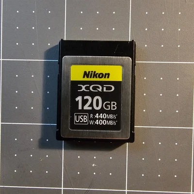 尼康 XQD 存储卡 120GB MC-XQ120G 未使用/无包装 *120GB 在日本销售 * — 第 1/4 张图片