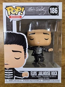 Funko POP! Rocks #186 ELVIS Jailhouse Rock, 2020 In Protector, New - Picture 1 of 7